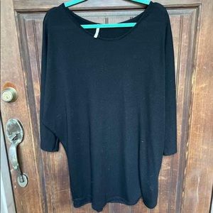 Black Tunic Sweater, size 2X but fits like XL imo, GUC